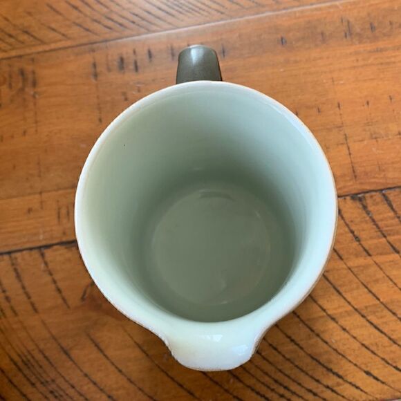 DENBY Camelot Green Vintage Mid Century Cream Pitcher Made in England‎ - Picture 3 of 5